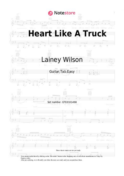 lainey wilson heart like a truck chords